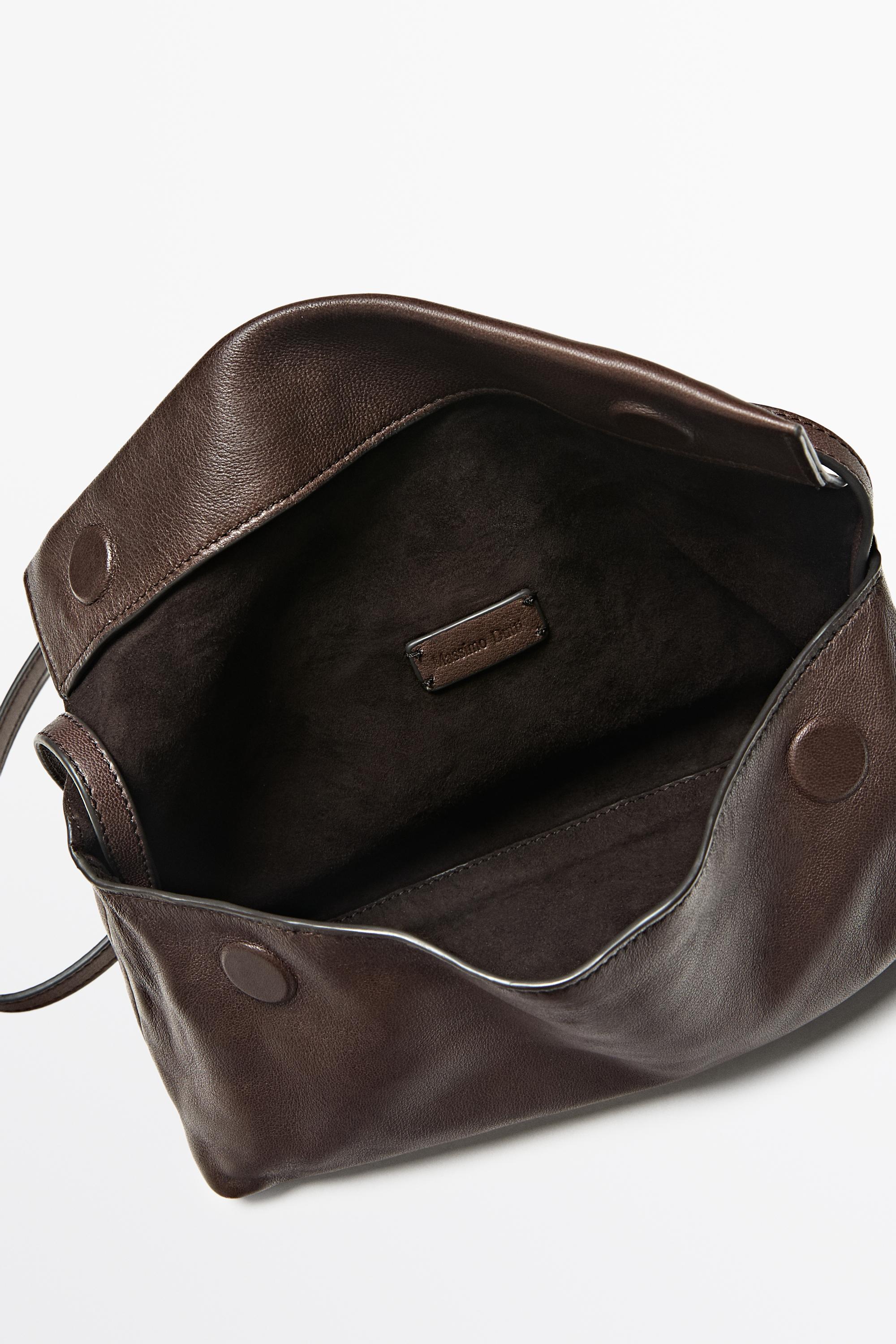 Sac à bandoulière en cuir nappa
